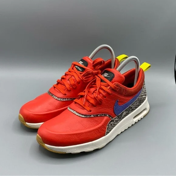 Nike Women's Air Max Thea LX Snakeskin Red Blue White - Picture 4 of 4